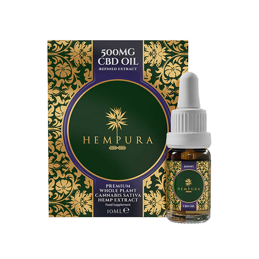 Hempura 500mg CBD Broad Spectrum Oil Refined with terpenes - 10ml | Hempura | Hall of Vape |  | CBD Products