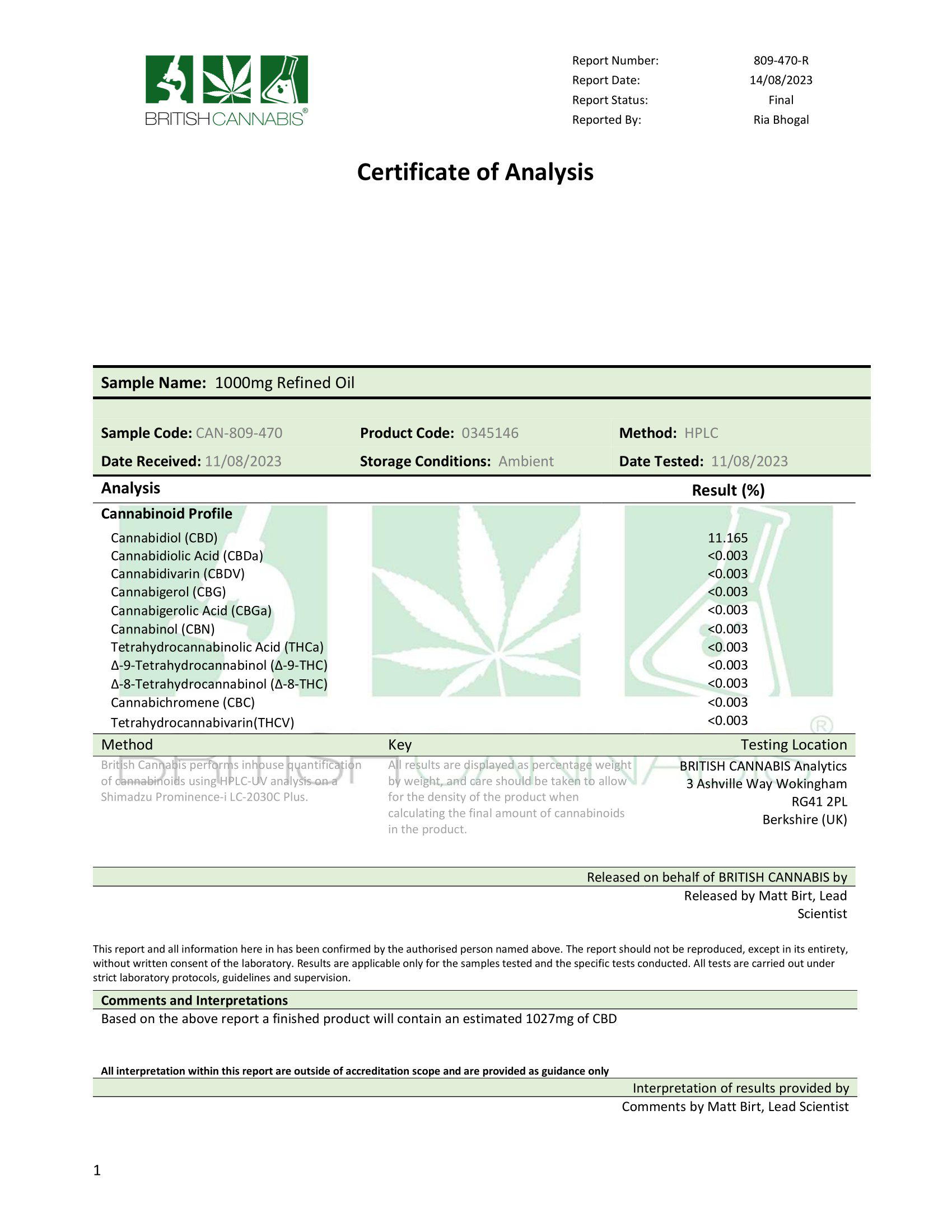 Hempura 1000mg CBD Broad Spectrum Oil Refined with terpenes - 10ml | Hempura | Hall of Vape |  | CBD Products