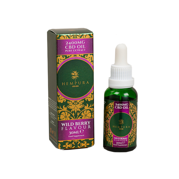 Hempura 2400mg CBD Broad Spectrum Oil Pure Wild Berries Flavour With terpenes - 30ml | Hempura | Hall of Vape |  | CBD Products