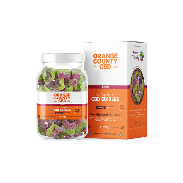 Orange County CBD 1600mg Gummies - Large Pack | Orange County | Hall of Vape |  | CBD Products