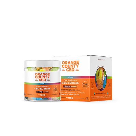 Orange County CBD 1200mg Gummies - Small Pack | Orange County | Hall of Vape |  | CBD Products