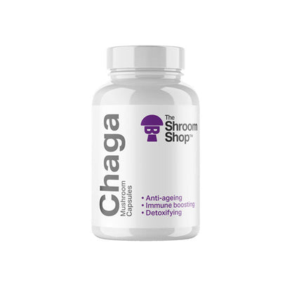 The Shroom Shop Chaga Mushroom 45000mg Capsules - 90 Caps | The Shroom Shop | Hall of Vape |  | CBD Products