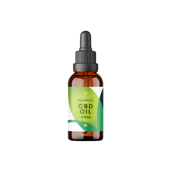 Supreme CBD 1000mg Broad Spectrum Apple CBD Oil - 30ml | Supreme CBD | Hall of Vape |  | CBD Products