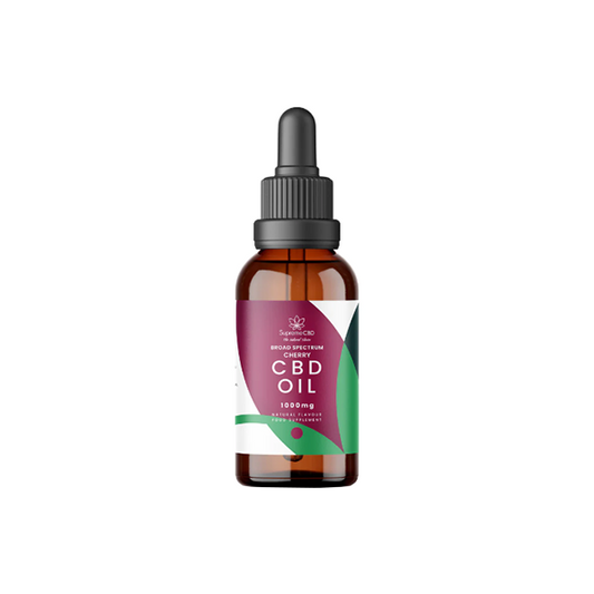 Supreme CBD 1000mg Broad Spectrum Cherry CBD Oil - 30ml | Supreme CBD | Hall of Vape |  | CBD Products