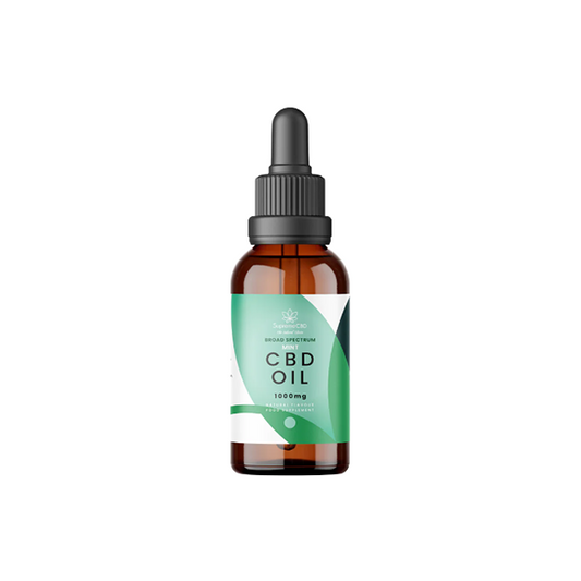 Supreme CBD 1000mg Broad Spectrum Mint CBD Oil - 30ml | Supreme CBD | Hall of Vape |  | CBD Products