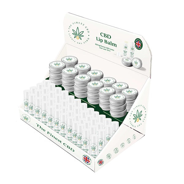 The Finest Balm CBD Lip Balm & Bar Mix CDU Bundle - 84 Units | The Finest Balm | Hall of Vape |  | CBD Products