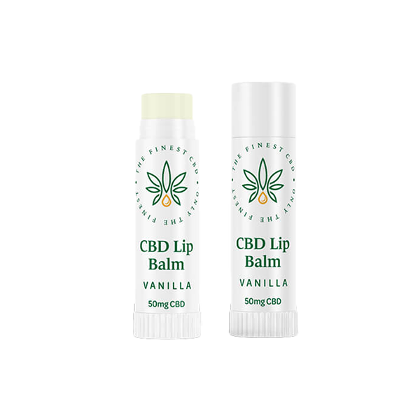 The Finest Balm 50mg CBD Vanilla Lip Balm Stick - 5ml | The Finest Balm | Hall of Vape |  | CBD Products