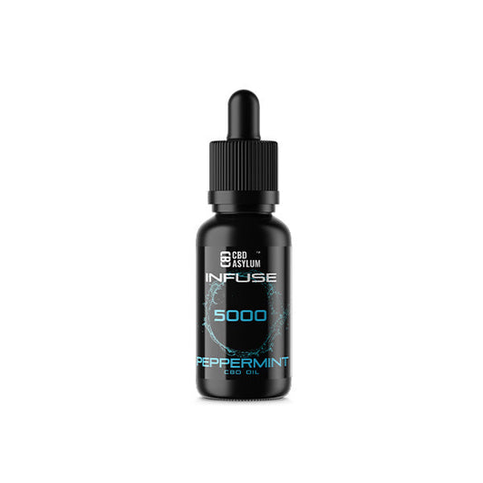 CBD Asylum Infuse 5000mg CBD Peppermint Oil - 30ml (BUY 1 GET 2 FREE) | CBD Asylum | Hall of Vape |  | CBD Products