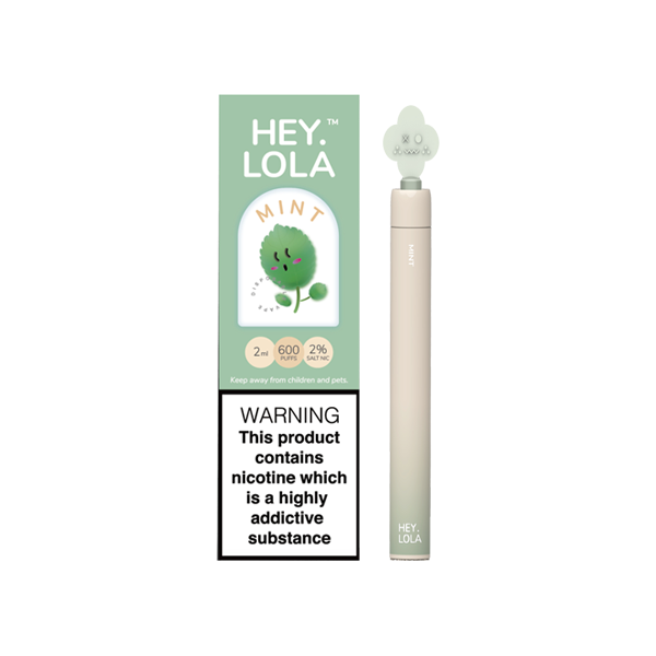 20mg Hey Lola Disposable Vape Device 600 Puffs | Hey Lola | Hall of Vape |  | Vaping Products