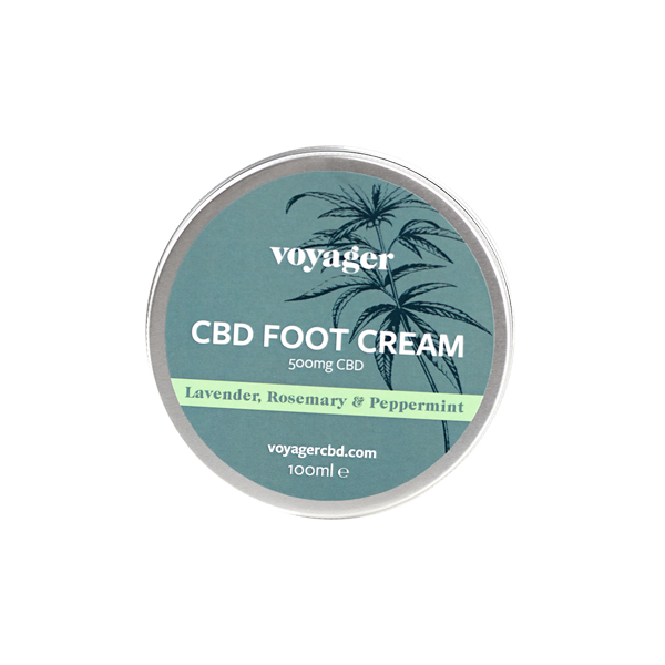 Voyager 500mg CBD Foot Cream - 100ml | Voyager | Hall of Vape |  | CBD Products