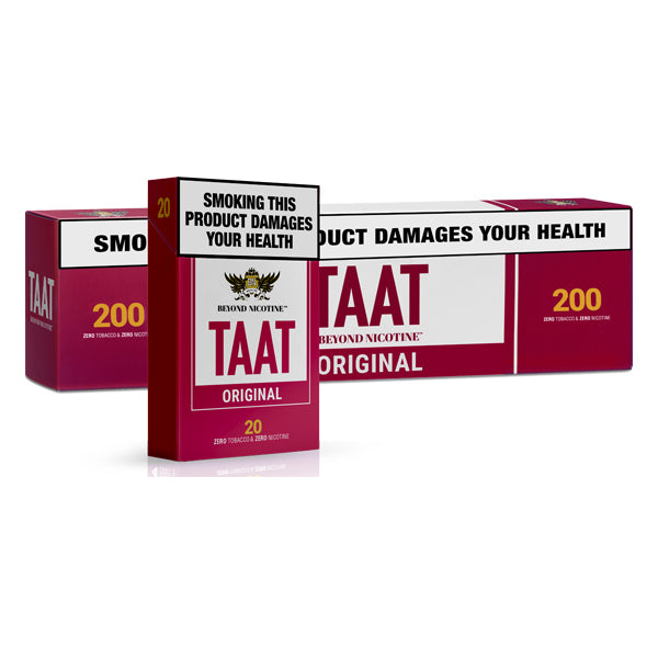 TAAT 500mg CBD Beyond Tobacco Original Smoking Sticks - Pack of 20 | TAAT | Hall of Vape |  | Smoking Products