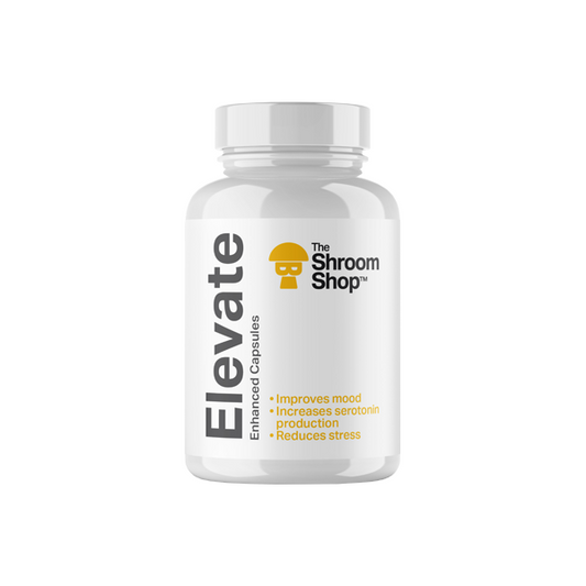 The Shroom Shop Enhanced Elevate 67500mg Capsules - 90 Caps | The Shroom Shop | Hall of Vape |  | CBD Products