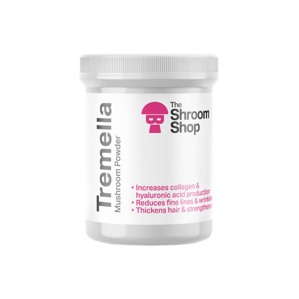 The Shroom Shop Tremella Mushroom 90000mg Powder | The Shroom Shop | Hall of Vape |  | Nootropics & Supplements