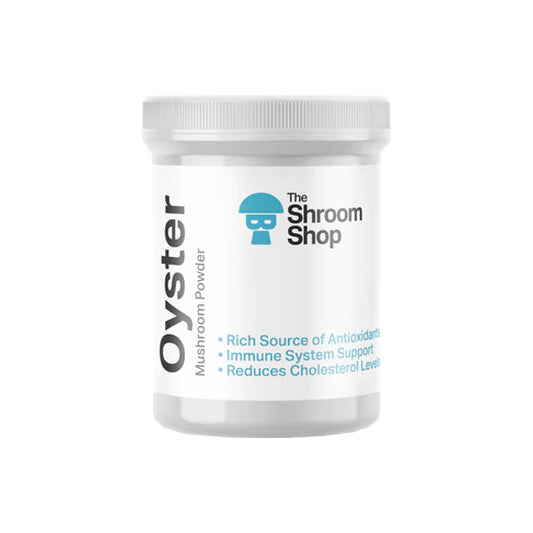 The Shroom Shop Oyster Mushroom 90000mg Powder | The Shroom Shop | Hall of Vape |  | Nootropics & Supplements