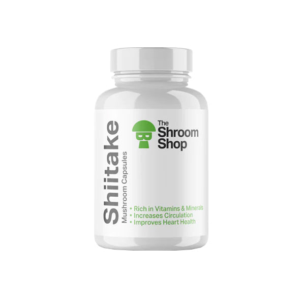 The Shroom Shop Shiitake Mushroom 45000mg Capsules - 90 Caps | The Shroom Shop | Hall of Vape |  | CBD Products