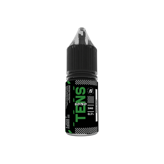 6mg Tens 50/50 10ml (50VG/50PG) - (Full Box) Pack Of 10 | Tens | Hall of Vape |  | Vaping Products