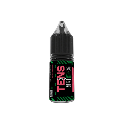 3mg Tens 50/50 10ml (50VG/50PG) - (Full Box) Pack Of 10 | Tens | Hall of Vape |  | Vaping Products