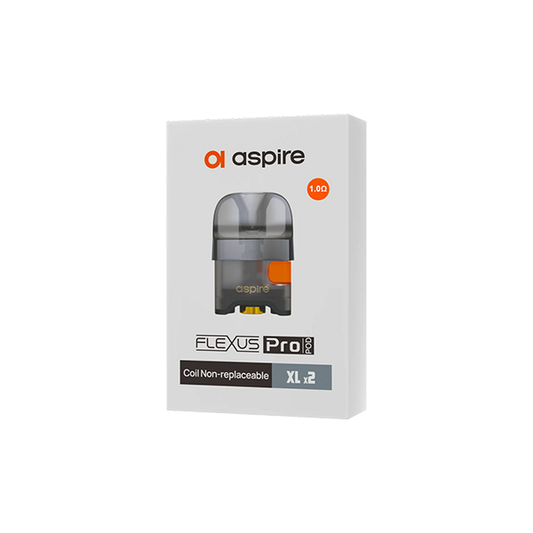 Aspire Flexus Pro Replacement Pods XL 3ml (0.6Ohm, 1.0Ohm) | Aspire | Hall of Vape |  | Vaping Products