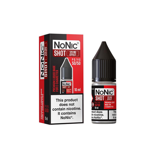 120mg NoNic Shot 10ml (50VG/50PG) | NoNic | Hall of Vape |  | Vaping Products