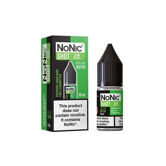 20mg NoNic Shot 10ml (50VG/50PG) | NoNic | Hall of Vape |  | Vaping Products