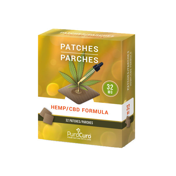 PuroCuro 32mg CBD Formula Patches | PuroCuro | Hall of Vape |  | CBD Products