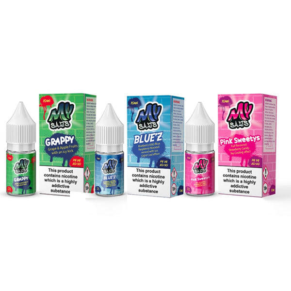 10mg My Salts Nic Salts 10ml (50VG/50PG) | My E-liquids | Hall of Vape |  | Vaping Products