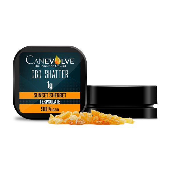 Canevolve 900mg CBD Shatter 1g | Canevolve | Hall of Vape |  | CBD Products