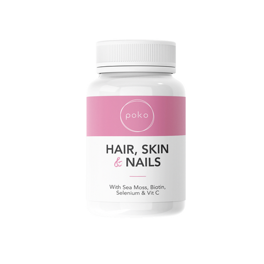 Poko Hair Skin & Nails Supplement Capsules - 60 Caps | Poko | Hall of Vape |  | CBD Products