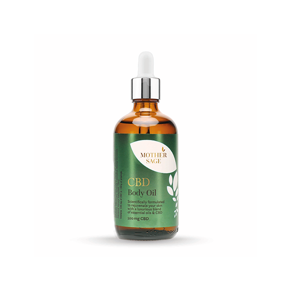 MotherSage 100mg CBD Body Oil - 100ml | MotherSage | Hall of Vape |  | CBD Products