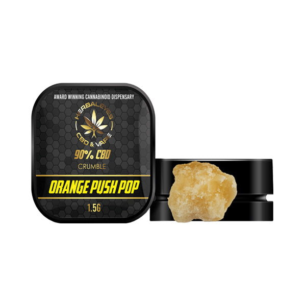 Herbaleyes 90% CBD Orange Push Pop Dab Slabs - 1.5g | Herbaleyes | Hall of Vape |  | CBD Products