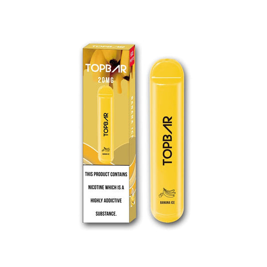 20mg Top Bar Disposable Vape Pod 600 Puffs | Top Bar | Hall of Vape |  | Vaping Products