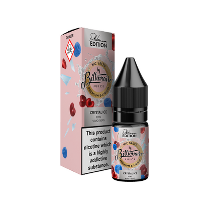 10mg Billionaire Juice Platinum Edition 10ml Nic Salts (50VG/50PG) | Billionaire Juice | Hall of Vape |  | Vaping Products