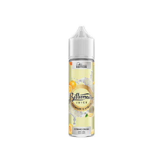 Billionaire Juice Platinum Edition 50ml Shortfill 0mg (70VG/30PG) | Billionaire Juice | Hall of Vape |  | Vaping Products