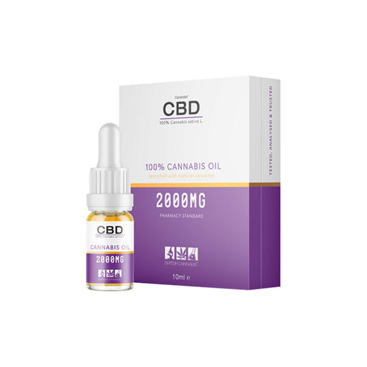 CBD by British Cannabis 2000mg CBD Cannabis Oil - 10ml | CBD By British Cannabis | Hall of Vape |  | CBD Products