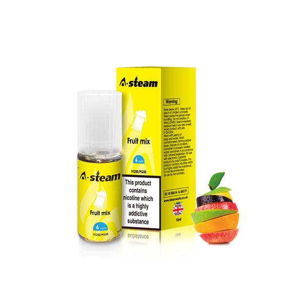 A-Steam Fruit Flavours 3MG 10ML (50VG/50PG) | A Steam | Hall of Vape |  | Vaping Products