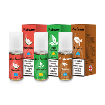 A-Steam Fruit Flavours 3MG 10ML (50VG/50PG) | A Steam | Hall of Vape |  | Vaping Products