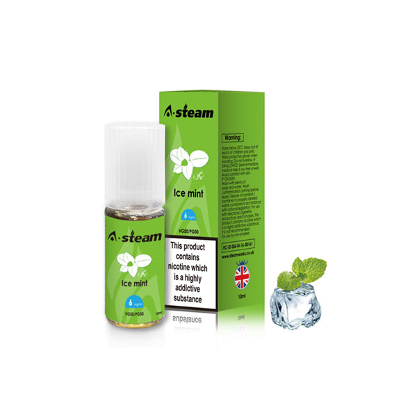 A-Steam Fruit Flavours 6MG 10ML (50VG/50PG)