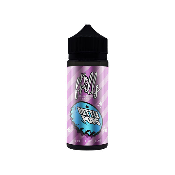 No Frills Collection Bottle Pops 80ml Shortfill 0mg (80VG/20PG) | No Frills | Hall of Vape |  | Vaping Products