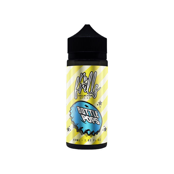 No Frills Collection Bottle Pops 80ml Shortfill 0mg (80VG/20PG) | No Frills | Hall of Vape |  | Vaping Products