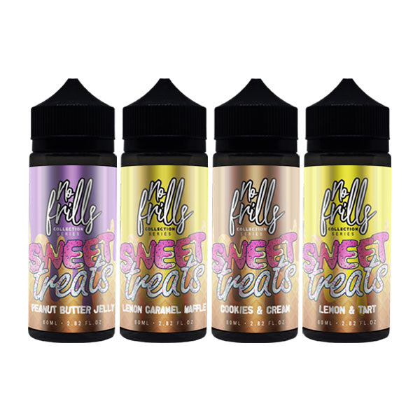 No Frills Collection Sweet Treats 80ml Shortfill 0mg (80VG/20PG) | No Frills | Hall of Vape |  | Vaping Products