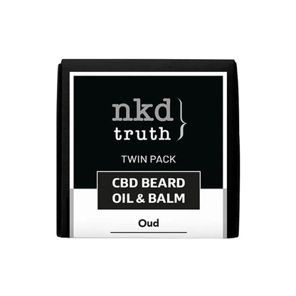 NKD 150mg CBD Twin Pack OUD Beard Oil and balm | NKD | Hall of Vape |  | CBD Products