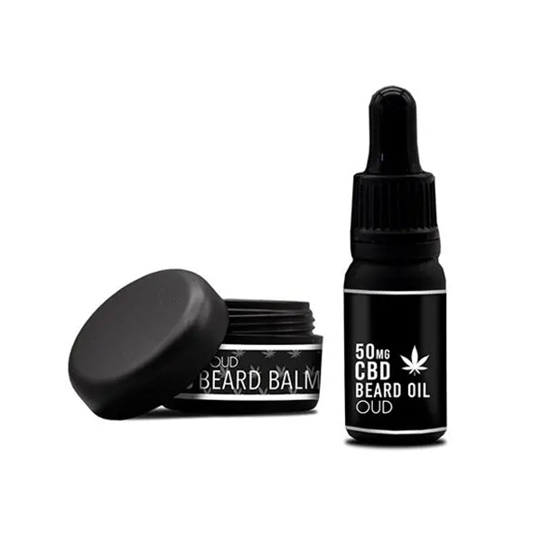 NKD 150mg CBD Twin Pack OUD Beard Oil and balm | NKD | Hall of Vape |  | CBD Products