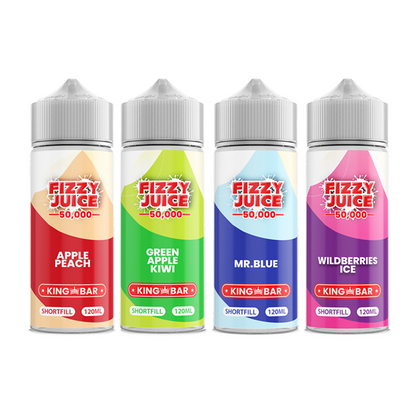 Fizzy Juice King Bar 100ml Shortfill 0mg (70VG/30PG) | Fizzy Juice | Hall of Vape |  | Vaping Products