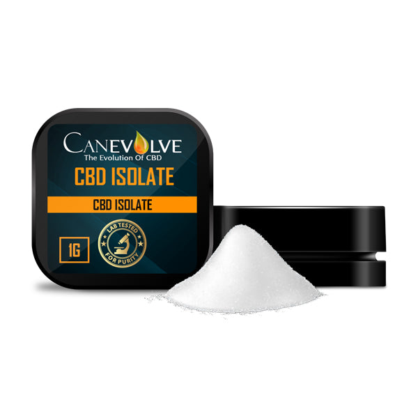 Canevolve CBD 99.7% Isolate Crystals 1000mg CBD | Canevolve | Hall of Vape |  | CBD Products