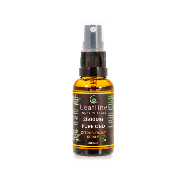 CBD Leafline 2500mg CBD MCT Oil Spray - 30ml | CBD Leafline | Hall of Vape |  | CBD Products