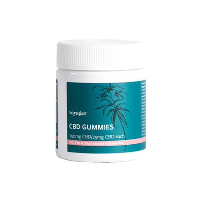 Voyager 750mg CBD Gummies - 30 Pieces | Voyager | Hall of Vape |  | CBD Products