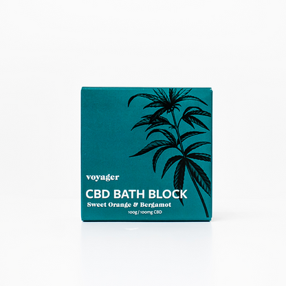 Voyager 100mg CBD Sweet Orange & Bergamot Bath Block - 100g | Voyager | Hall of Vape |  | CBD Products