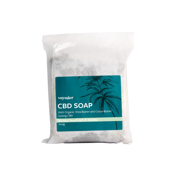 Voyager 100mg CBD Hemp & Lettle Soap - 100g | Voyager | Hall of Vape |  | CBD Products