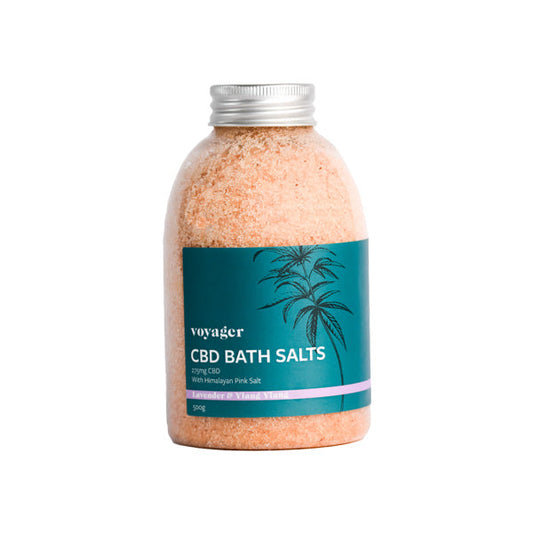 Voyager 275mg CBD Lavender & Ylang Ylang Bath Salts - 500g | Voyager | Hall of Vape |  | CBD Products