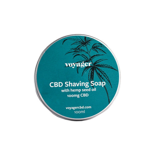 Voyager 100mg CBD Shaving Soap - 100ml | Voyager | Hall of Vape |  | CBD Products